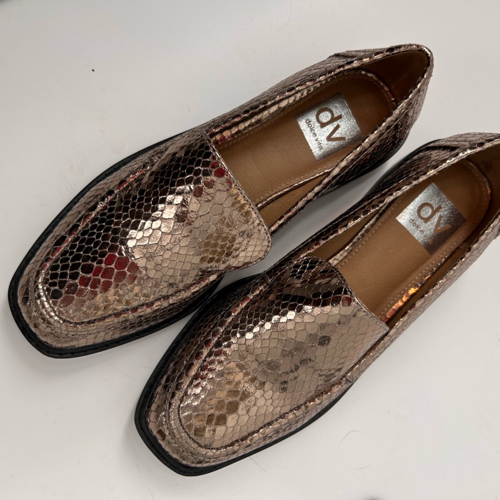 DV Metallic Loafers